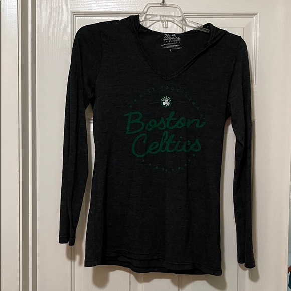 Boston Celtics hooded light weight jersey - Picture 1 of 4